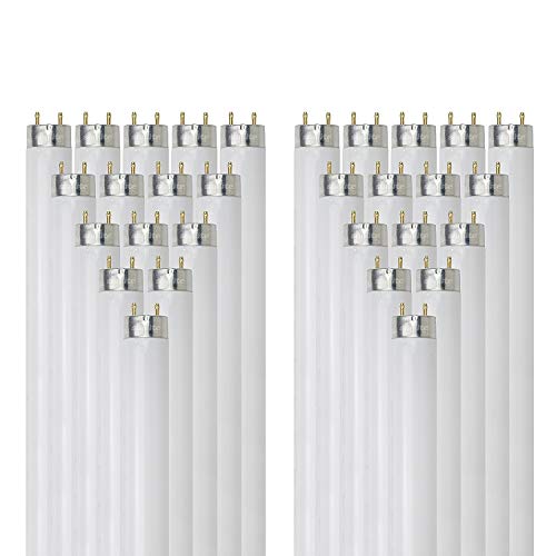 Sunlite F15T8/CW 15-Watt T8 Linear Fluorescent Light Bulb Medium Bi Pin Base, Cool White, 30-Pack - Cheap-Us