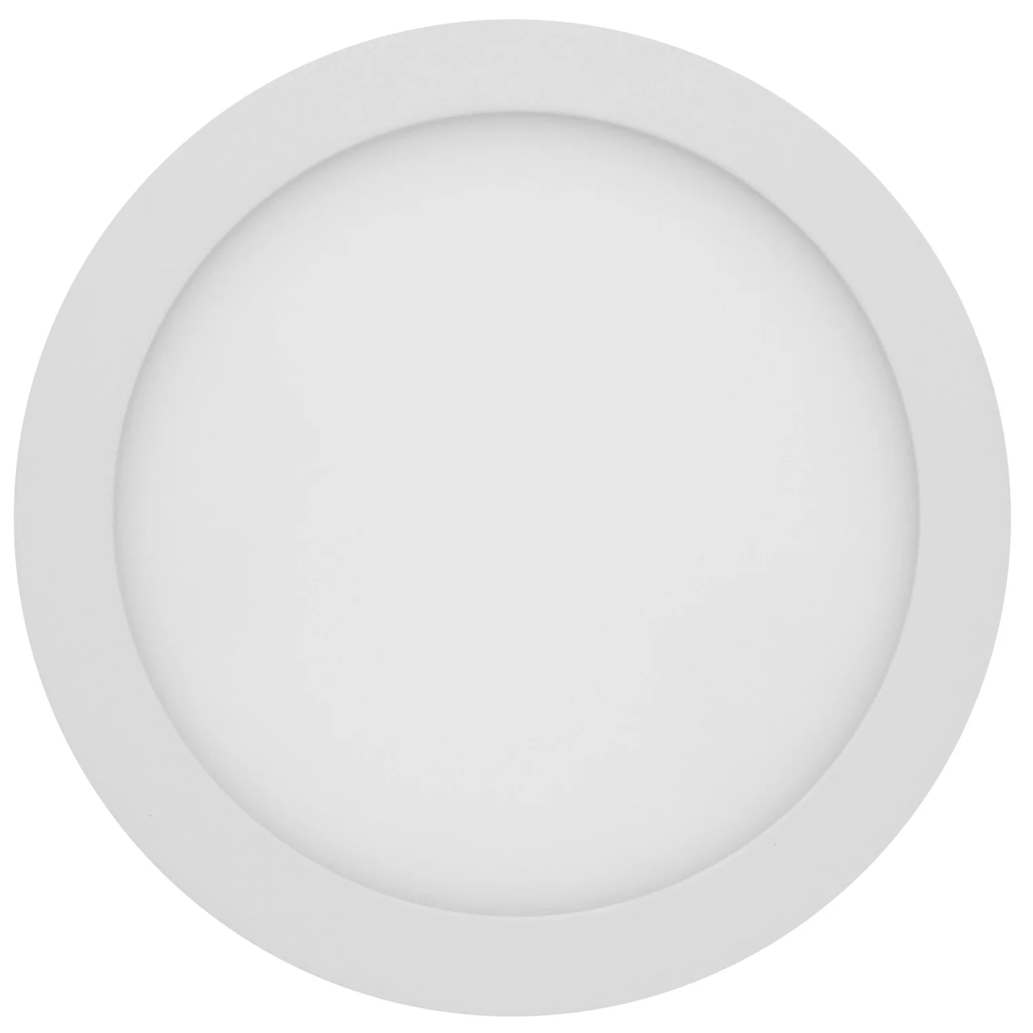 Sunlite 81206 7-Inch LED Round Mini Panel Light Fixture, 12 Watts (100W=), 750 Lumens, 3000K Warm White, 120 Volts, 90 CRI, Dimmable, ETL Listed, White, For Hallways, Living Room & Office Use - Cheap-Us