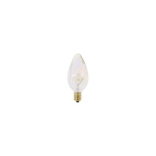 Bulbrite 25F10A 25 Watt Incandescent F10 Fiesta Bulb, Candelabra Base, Amber - Cheap-Us
