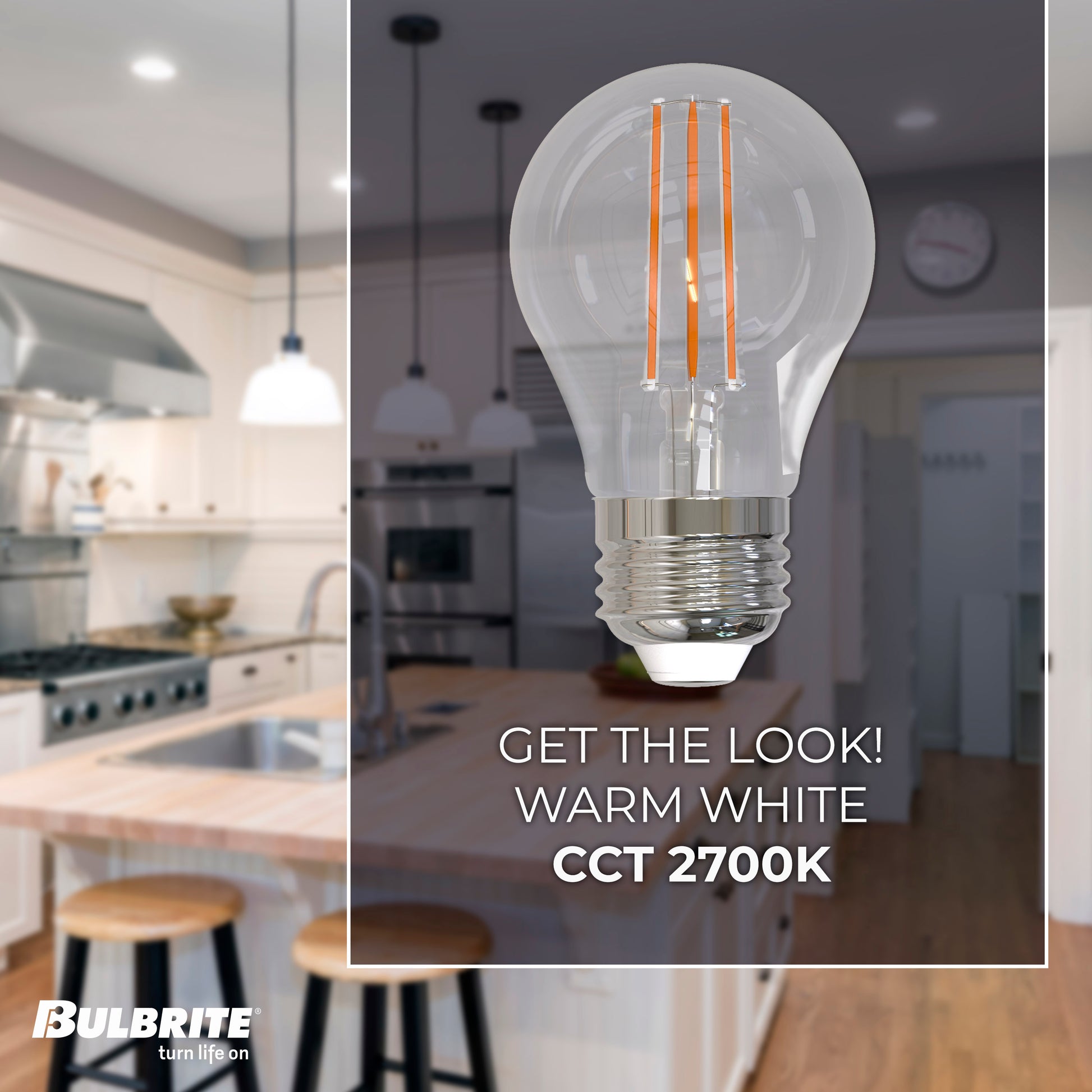 BULBRITE 7W LED A15 2700K FILAMENT BASICS DIMMABLE 4PK - Cheap-Us