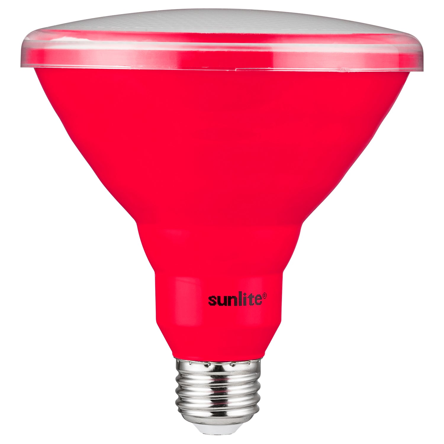 Sunlite 81475 LED PAR38 Colored Recessed Light Bulb, 15 watt (75W Equivalent), Medium (E26) Base, Floodlight, ETL Listed, Red, 1 pack - Cheap-Us