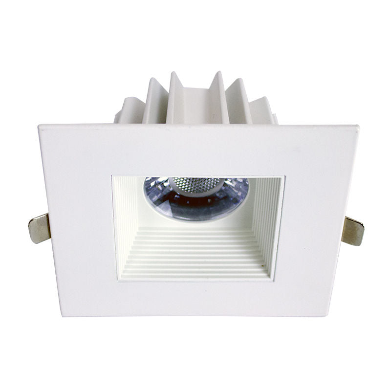 Westgate Snap-In 4In Square Recess Light 15W 5Cct 1200 Lumens C90 Dim Smooth/Baffle Wh, Residential Lighting, 15W, 1350 Lumens, 27K/30K/35K/40K/50K, White TRIAC Dimming - Cheap-Us