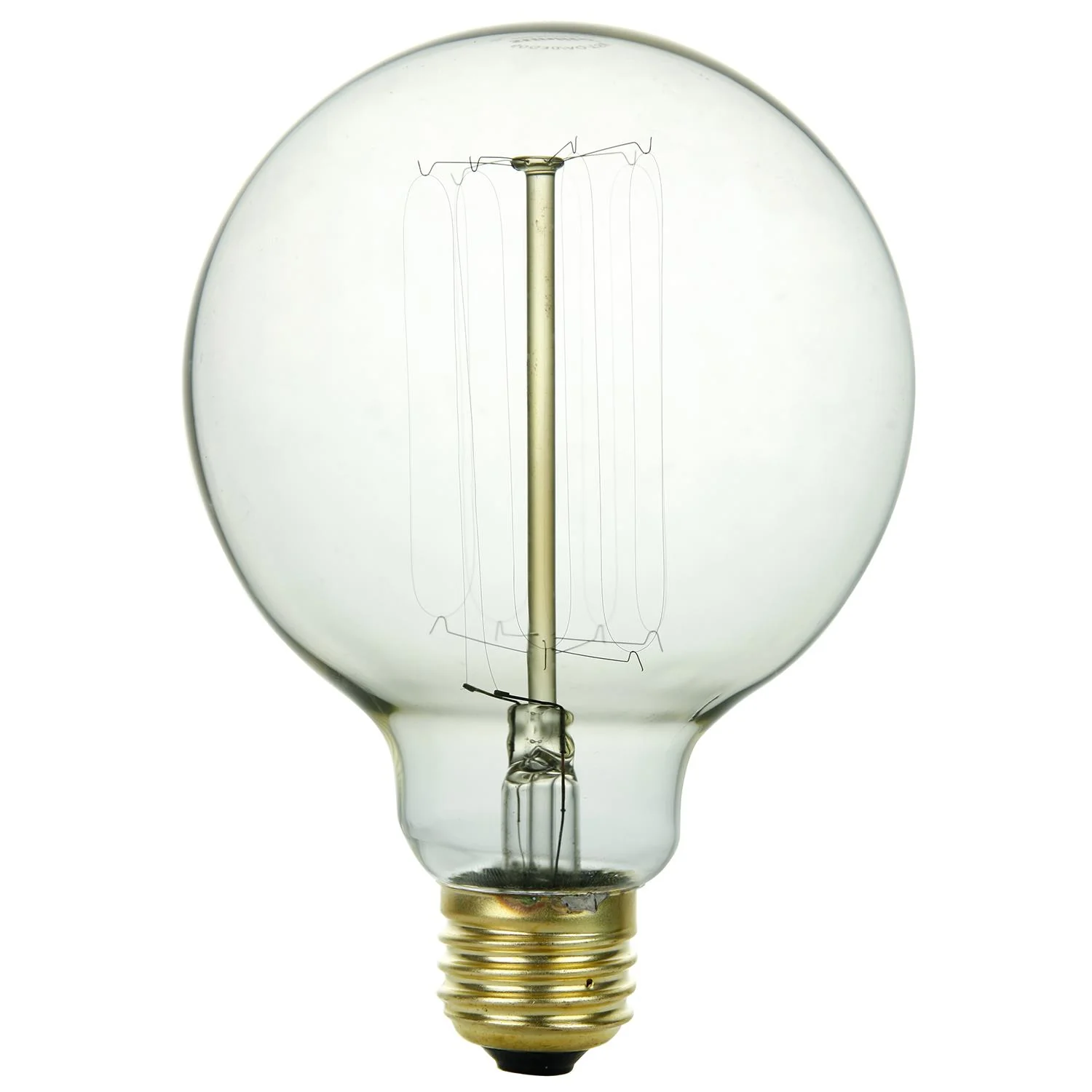 Sunlite 60 Watt Antique Vintage Style G30, Medium Base, Smoke - Cheap-Us