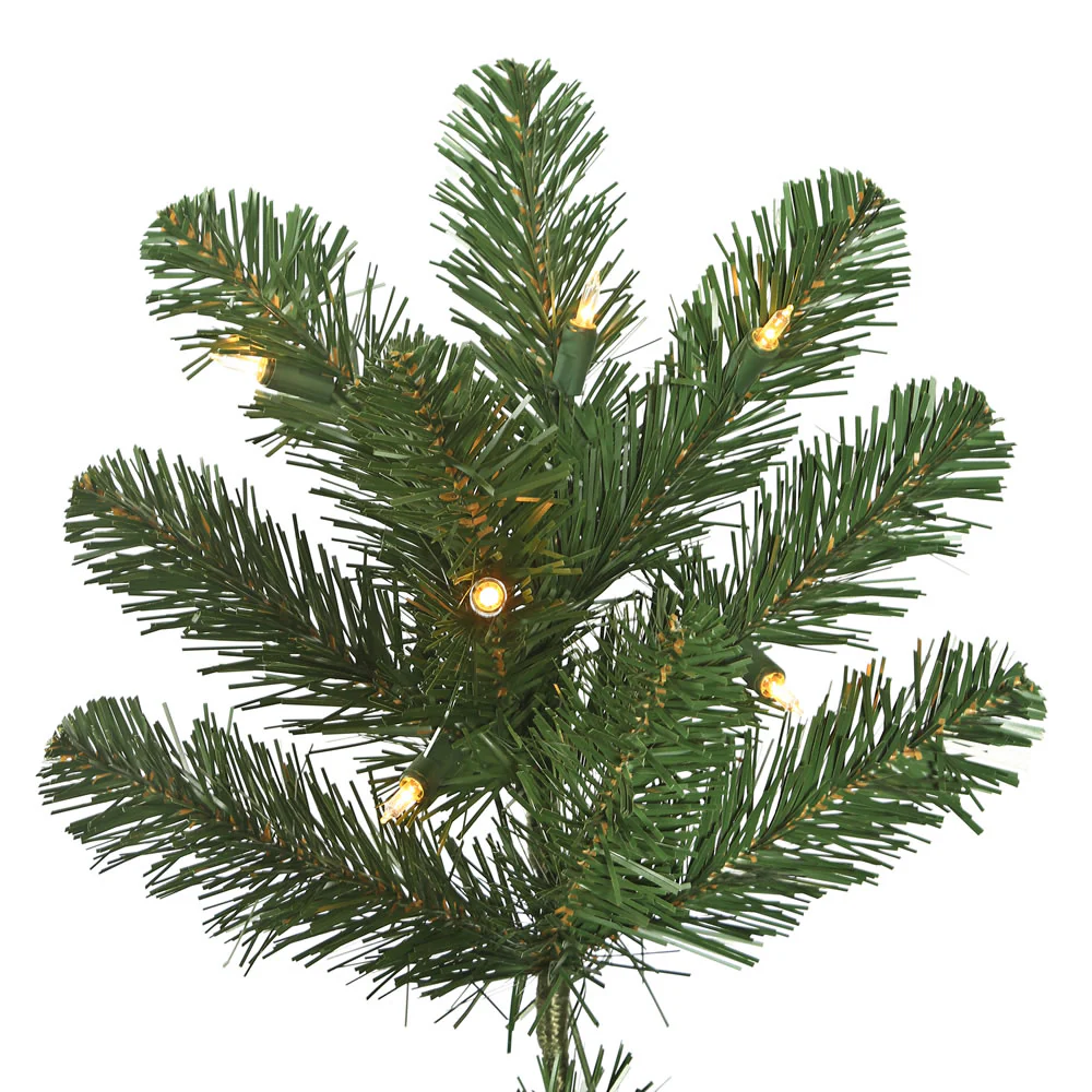 Vickerman 6.5' Oregon Fir Artificial Christmas Tree Clear Dura-lit Lights - Cheap-Us