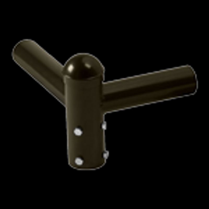 Westgate Pole Tenon Adapter For 2 Fixture @ 90 Degrees, Outdoor Lighting, Bronze Finish - Cheap-Us