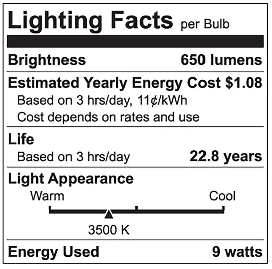 Luxrite LED BR30 Reflector Light Bulb, 9W, 650 Lumens, 3500K - Natural, 80 CRI, Frosted White Finish, Dimmable, Pack of 7 (LR31852) - Cheap-Us