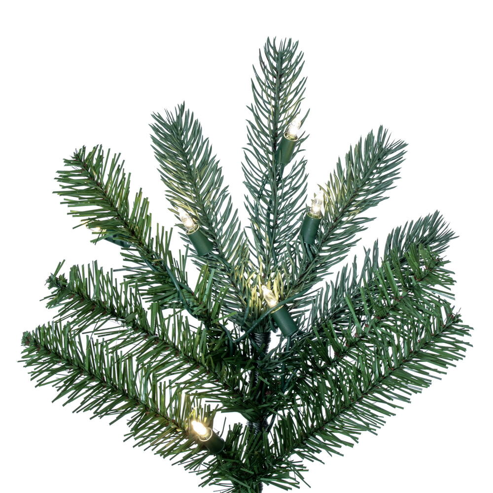 Vickerman 7.5' King Spruce Artificial Christmas Tree with Warm White Dura-Lit® LED Lights - Cheap-Us