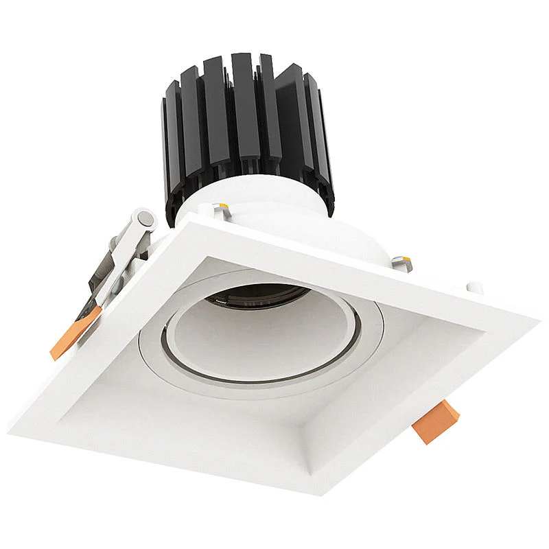 Westgate LED Recessed Light With 1 Slot White Trim, Residential Lighting, 10W, 700 Lumens, 2700K, White Finish, TRIAC LED Dimmer - Cheap-Us