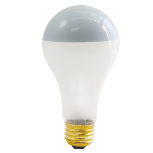 Bulbrite 100A21F/SB 100 Watt Incandescent Half Chrome A21 Bulb, Medium Base, Silver Bowl Frost - Cheap-Us