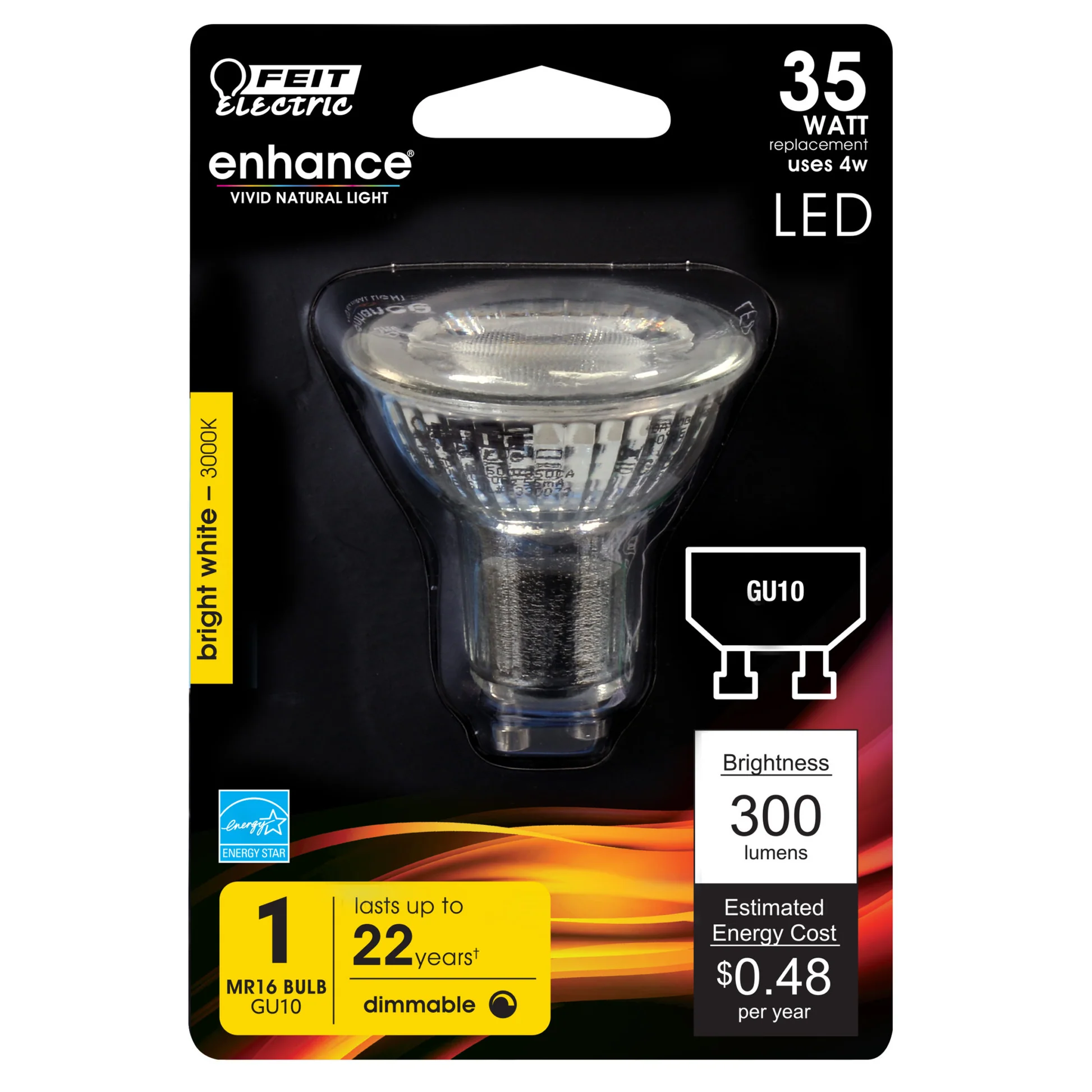 300 Lumen 3000K Dimmable LED - Cheap-Us