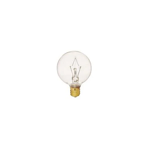 Bulbrite 40G12CL 40 Watt Incandescent G12 Globe, Candelabra Base, Clear - Cheap-Us