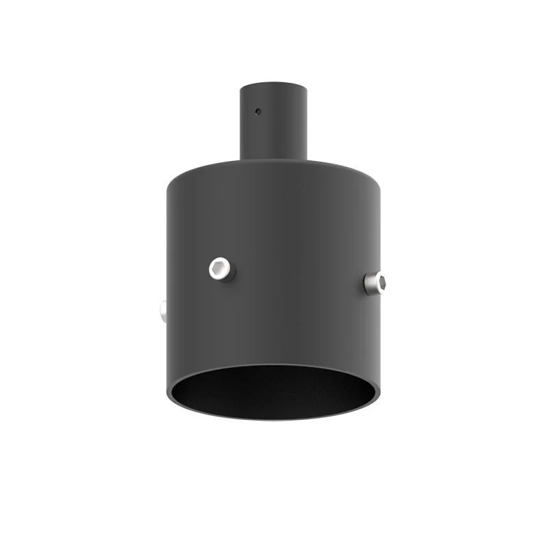 Westgate Dab 4In Pole Adapter For 1 Bell Arm, Black, Outdoor Lighting, Black Finish - Cheap-Us