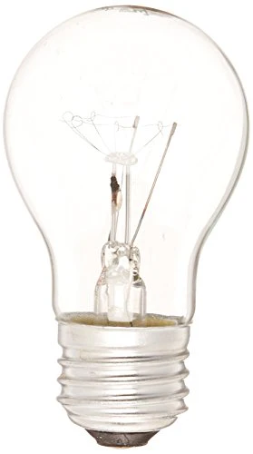 Bulbrite 25A15C 25 Watt Incandescent  A15 Fan Bulb, Medium Base, Clear - Cheap-Us