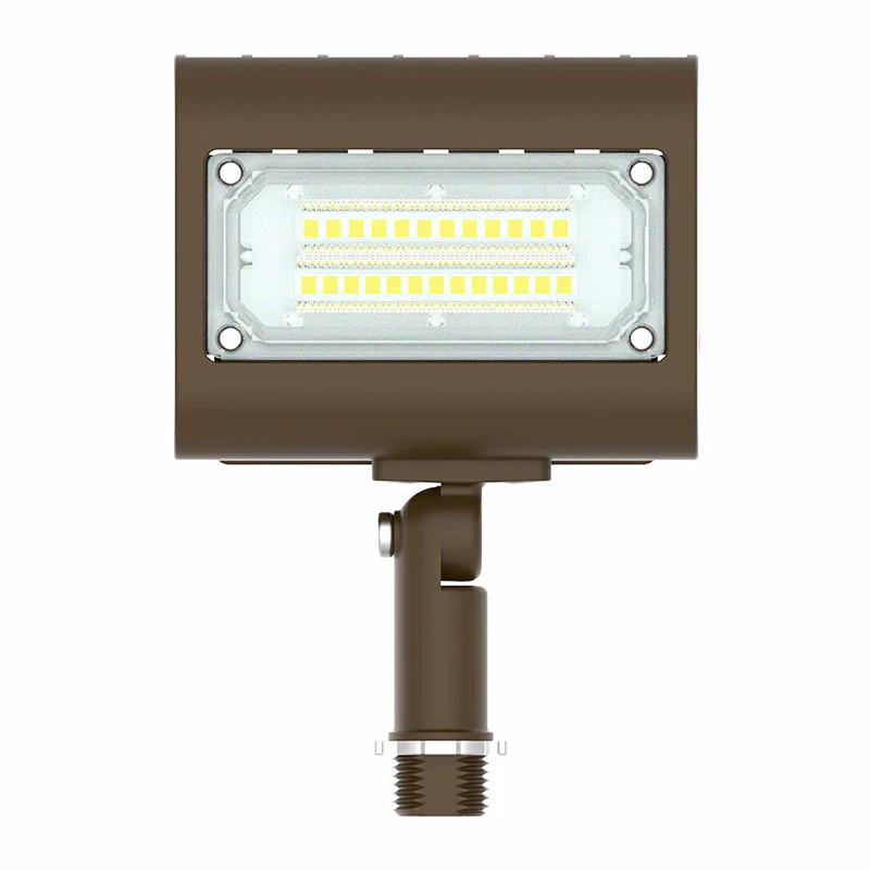 Westgate Flood/Area Light,T 120-277V, Outdoor Lighting, 15W, 1950 Lumens, 5000K, Bronze 0~10V Dimmable - Cheap-Us