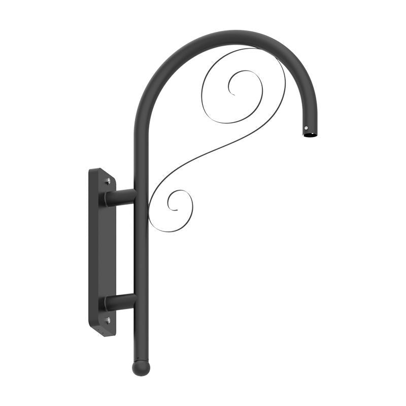 Westgate Dab Bent Decorative Wall Bracketett Model C, Black, Outdoor Lighting, Black Finish - Cheap-Us