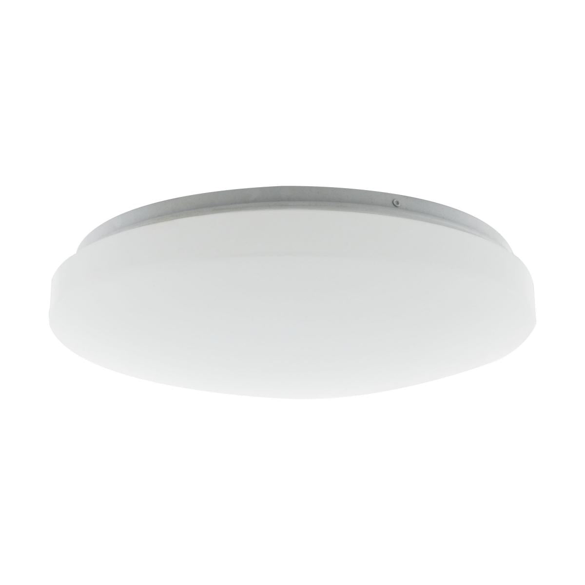 Satco Nuvo LED 11/14/19-inch Acrylic Round/Square Flush Mount Fixture White Finish. Adjustable Color W/ Sensor. CCT Selectable - Cheap-Us