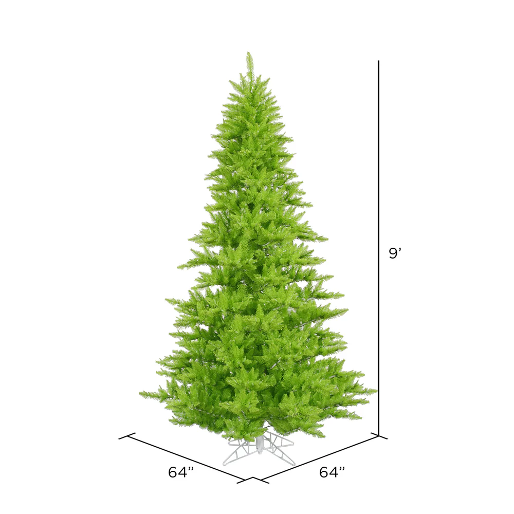 Vickerman 9' Lime Fir Artificial Christmas Tree Unlit - Cheap-Us