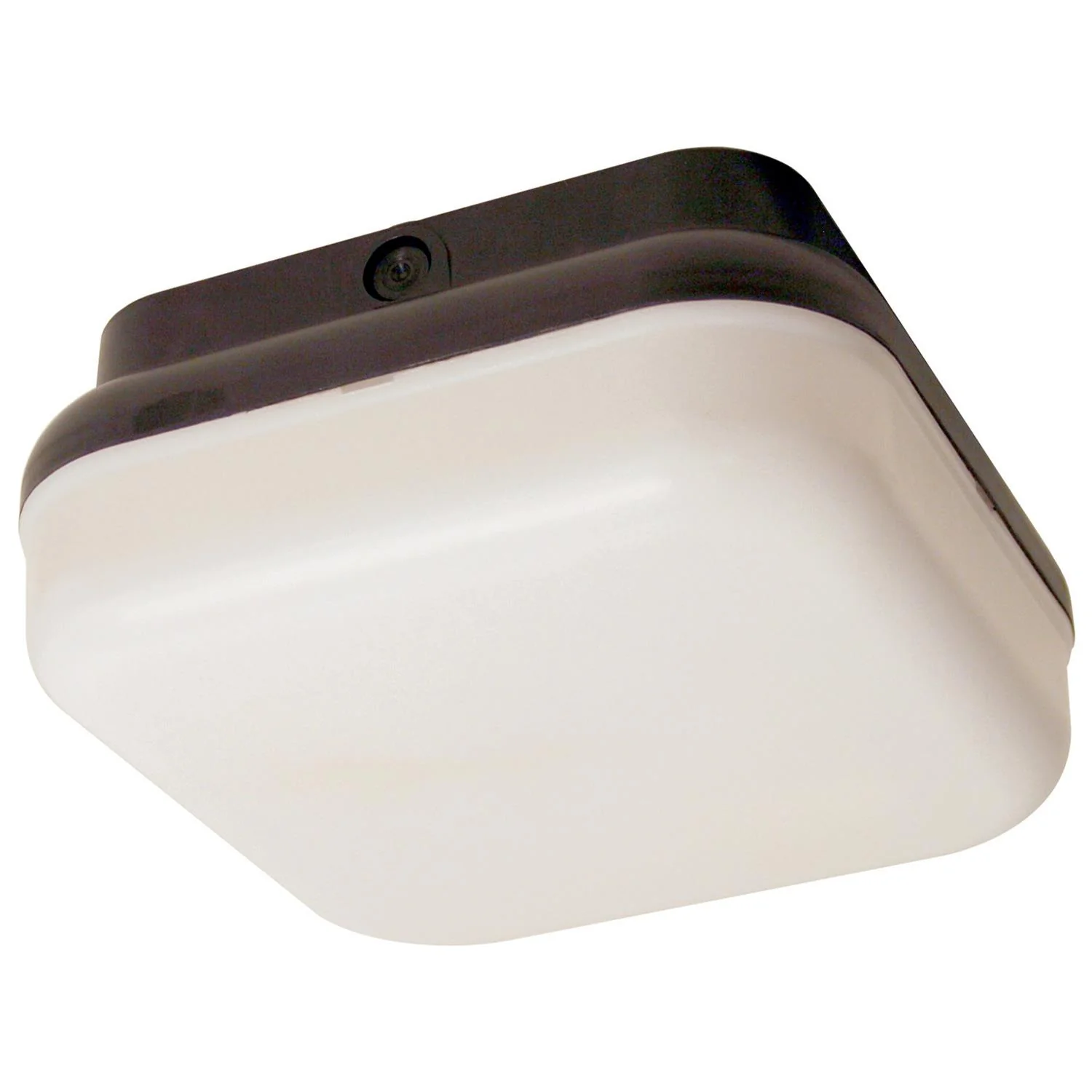 LED Decorative Outdoor Energy Saving Protek Square Fixture, Black Finish, White Lens - Cheap-Us