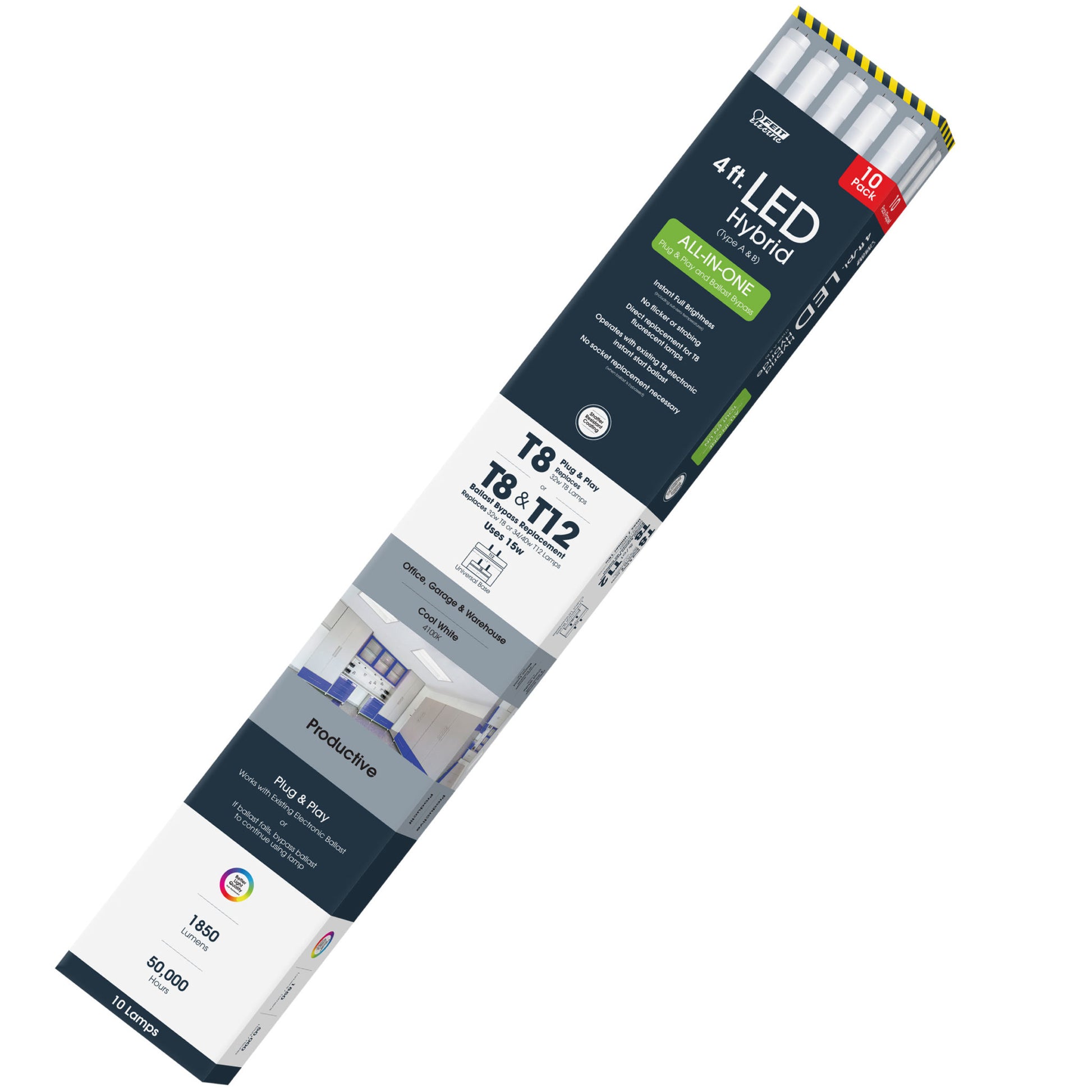 4 ft. T8/T12 4100K Plug & Play / Ballast Bypass LED - Cheap-Us