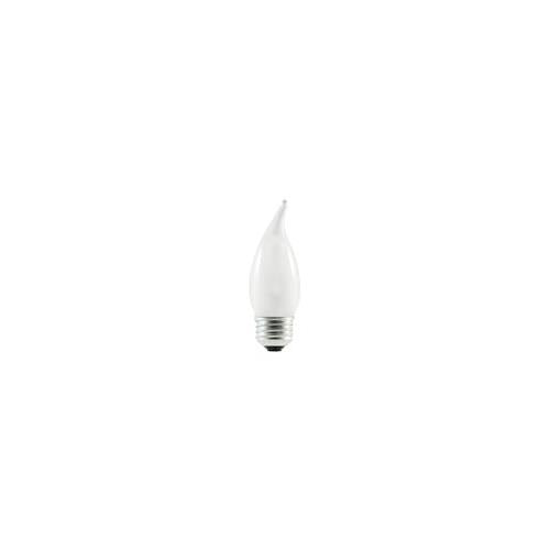 Bulbrite 43CA10/EFF/ECO 43 Watt ECO Halogen CA10 Flame Tip Chandelier Bulb, Medium Base, Frost, 60 Watt Equivalent, 2-Pack - Cheap-Us