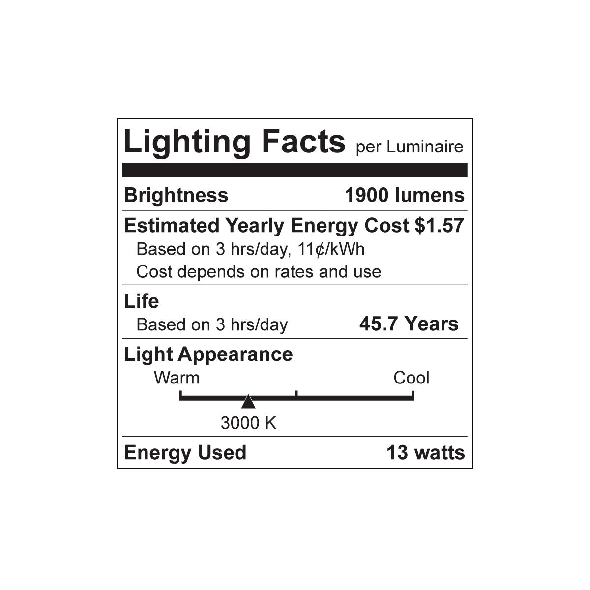 Luxrite LED 4' T8 3 Way Universal Clear Light Tube, G13 Base, 13W, 1900 Lumens, 3000K - Soft White, 83 CRI, Clear Finish (LR34195) - Cheap-Us