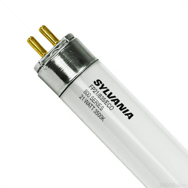 SYLVANIA 20921 - FP21/835/ECO - High Efficiency T5s 21 Watt - 3500K - 34 in - 2100 Lumens - 800 Series Phosphors - Cheap-Us