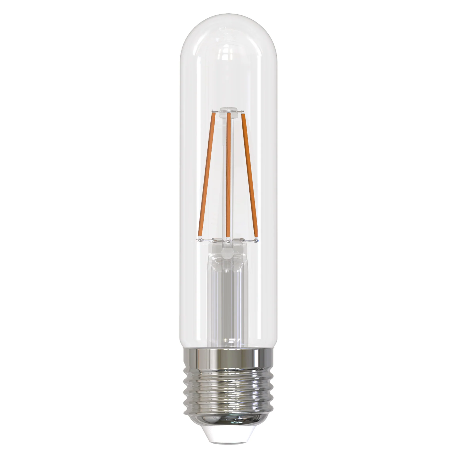 Bulbrite LED Filament 5 Watt Dimmable 5 Inch T9 Light Bulbs with Clear Glass Finish and Medium (E26) Base - 3000K (Soft White Light), 500 Lumens - Cheap-Us