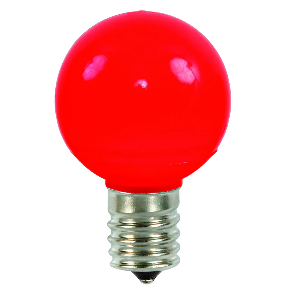 Vickerman G50 Red Ceramic LED Replacement Bulb package of 25 - Cheap-Us