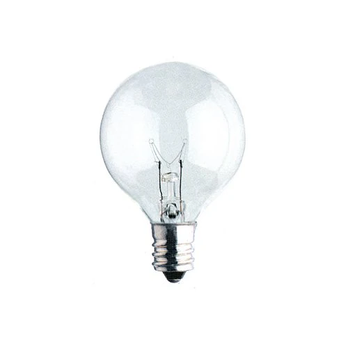 Bulbrite KR40G16CL-10PK 40 Watt Krypton Krystal Touch G16.5 Globe, Candelabra Base, Clear, 10-Pack - Cheap-Us