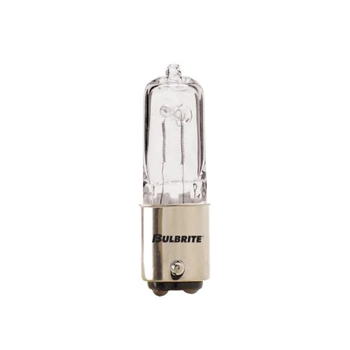 BULBRITE HALOGEN T4 DOUBLE-CONTACT BAYONET (BA15d) 100W DIMMABLE LIGHT BULB 2900K/SOFT WHITE 5PK (613101) - Cheap-Us