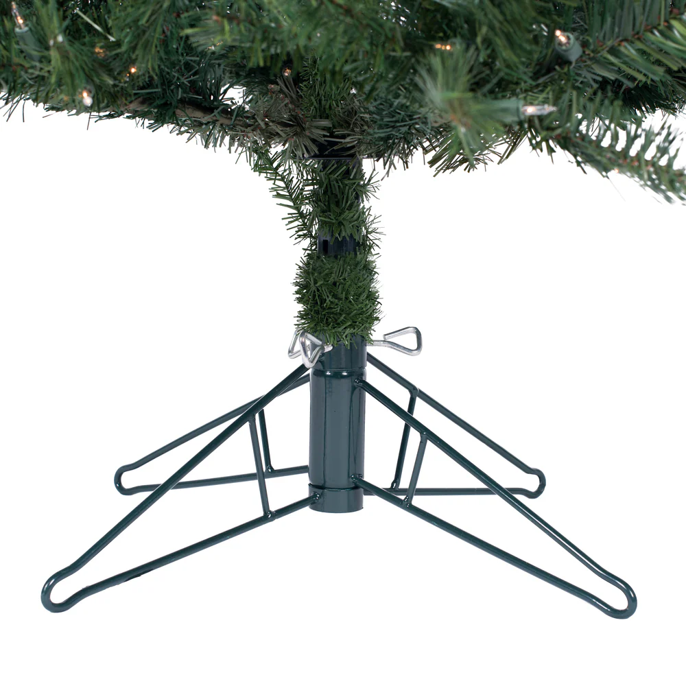 Vickerman 5.5' Salem Pencil Pine Artificial Christmas Tree Warm White LED Dura-lit Lights - Cheap-Us