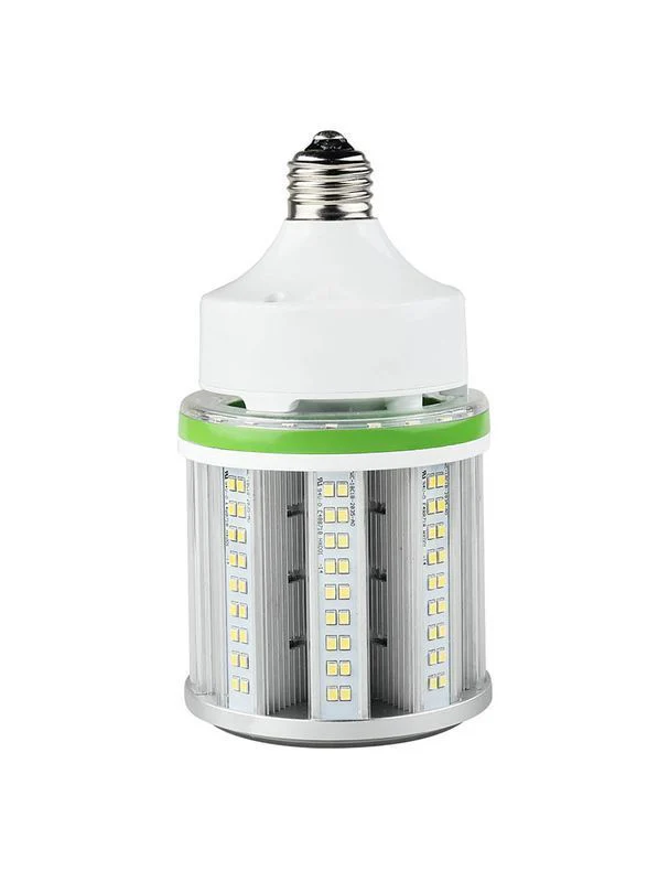 Westgate High-Lumen LED Corn Lamp With Up Light, 100~277V AC, Industrial Lighting, 18W, 2340 Lumens, 5000K, White Finish - Cheap-Us
