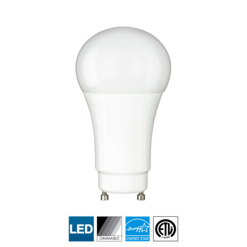 Sunlite 87973 LED A19 Light Bulb, 10 Watts (60W Equivalent), 800 Lumens, GU24 Twist and Lock Base, Dimmable, 90 CRI, UL Listed, Energy Star, Title 20 Compliant, 2700K Warm White, Pack of 6 - Cheap-Us