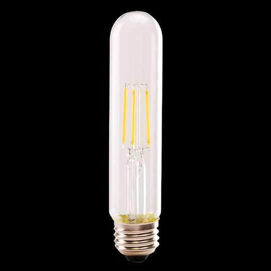 Luxrite LED T9 Filament Tubular Light Bulb, E26 Medium Base, 5W, 2700K - Warm White, 550 Lumens, 80 CRI, Clear Finish, Dimmable, Pack of 7 (LR21625) - Cheap-Us