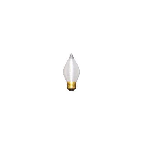 Bulbrite 40C15S 40 Watt Incandescent C15 Spunlite Chandelier Bulb, Medium Base, Satin - Cheap-Us