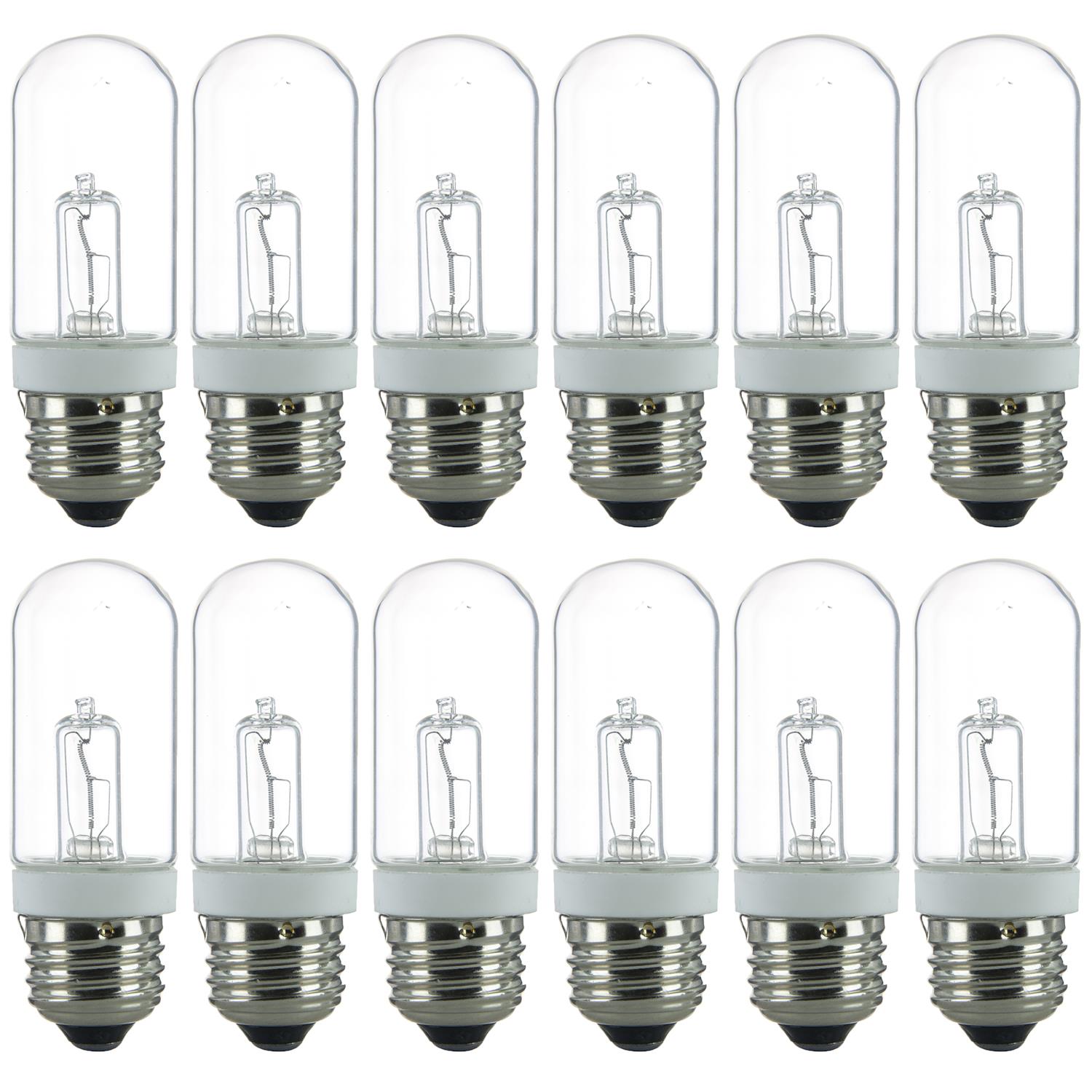Sunlite 75 Watt, Single Ended Double Envelope T10, Medium Base, Clear - Cheap-Us