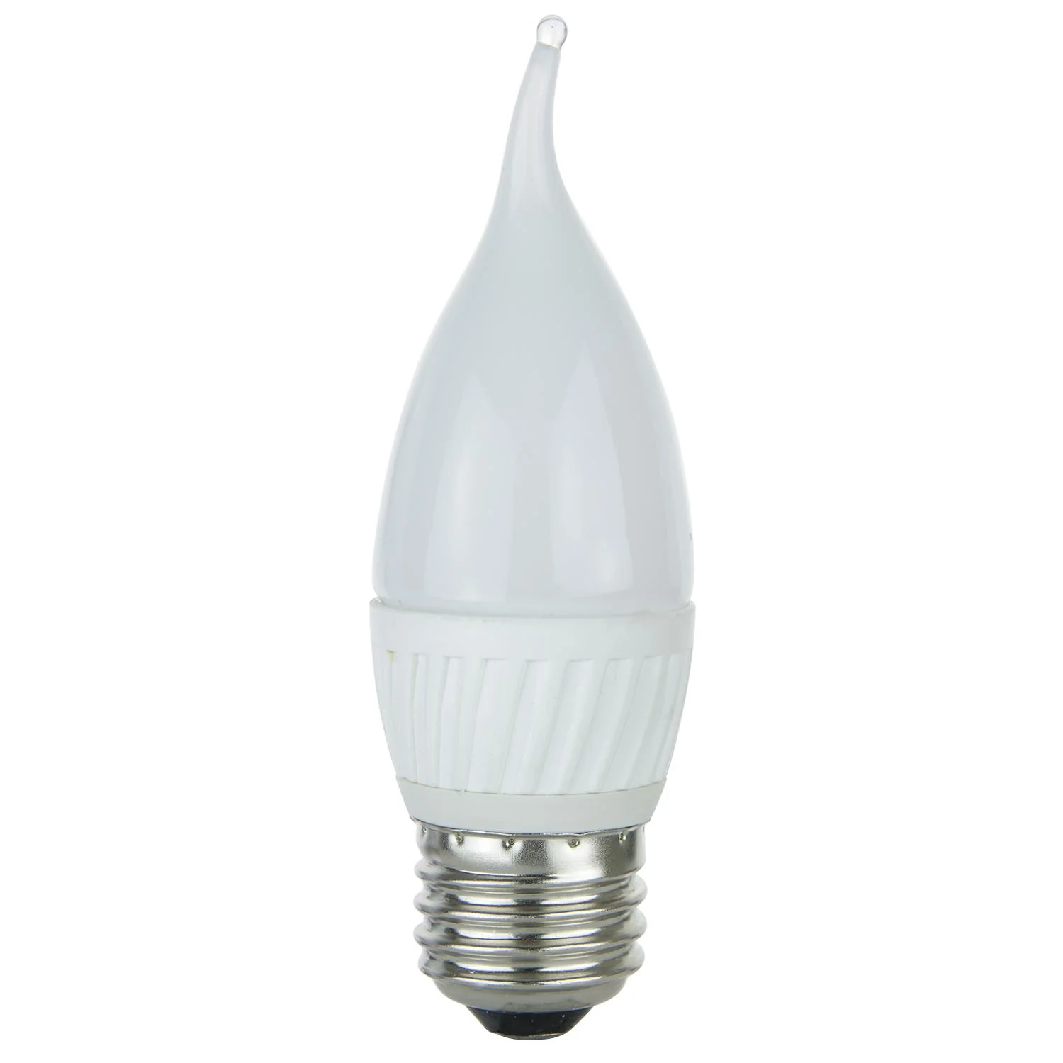 Sunlite Flame Tip Chandelier, 320 Lumens, Medium Base Light Bulb, Warm White - Cheap-Us