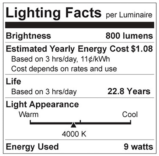 Luxrite LED A19 Light Bulb, E26 - Medium Base, 9W, 4000K - Cool White, 800 Lumens, 80 CRI, Frost Finish, Dimmable (LR21422) - Cheap-Us