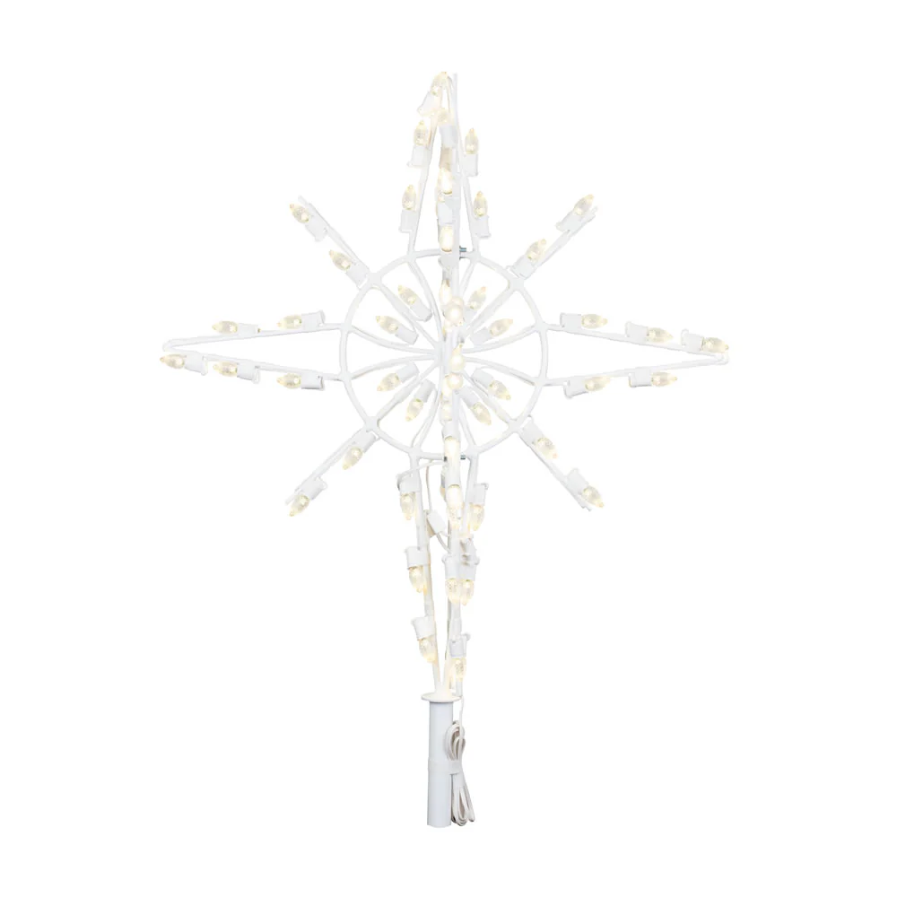 Vickerman 8' Giant LED Bethlehem Tree Top Star Featuring 158 Warm White LED Lights. - Cheap-Us