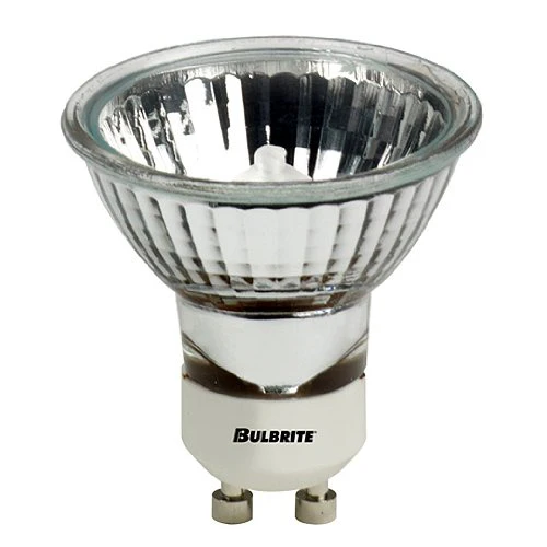 Bulbrite EXZ/GU10 50 Watt Dimmable Halogen Lensed MR16 Bulb, Twist and Lock GU10 Base, Clear - Cheap-Us
