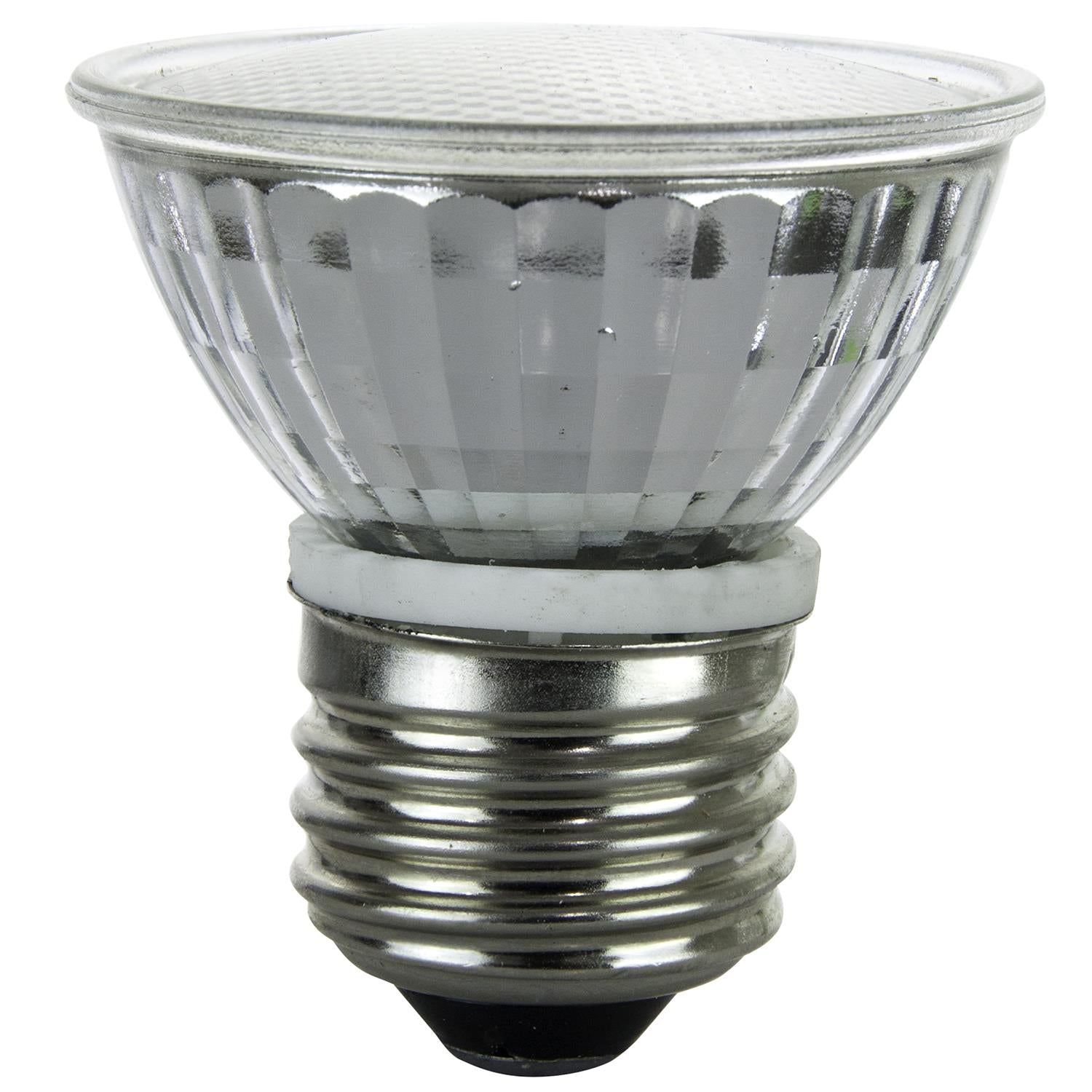 Sunlite 50 Watt, 38° Flood, MR16 Mini Reflector with Cover Guard, Medium Base, Prismatic - Cheap-Us