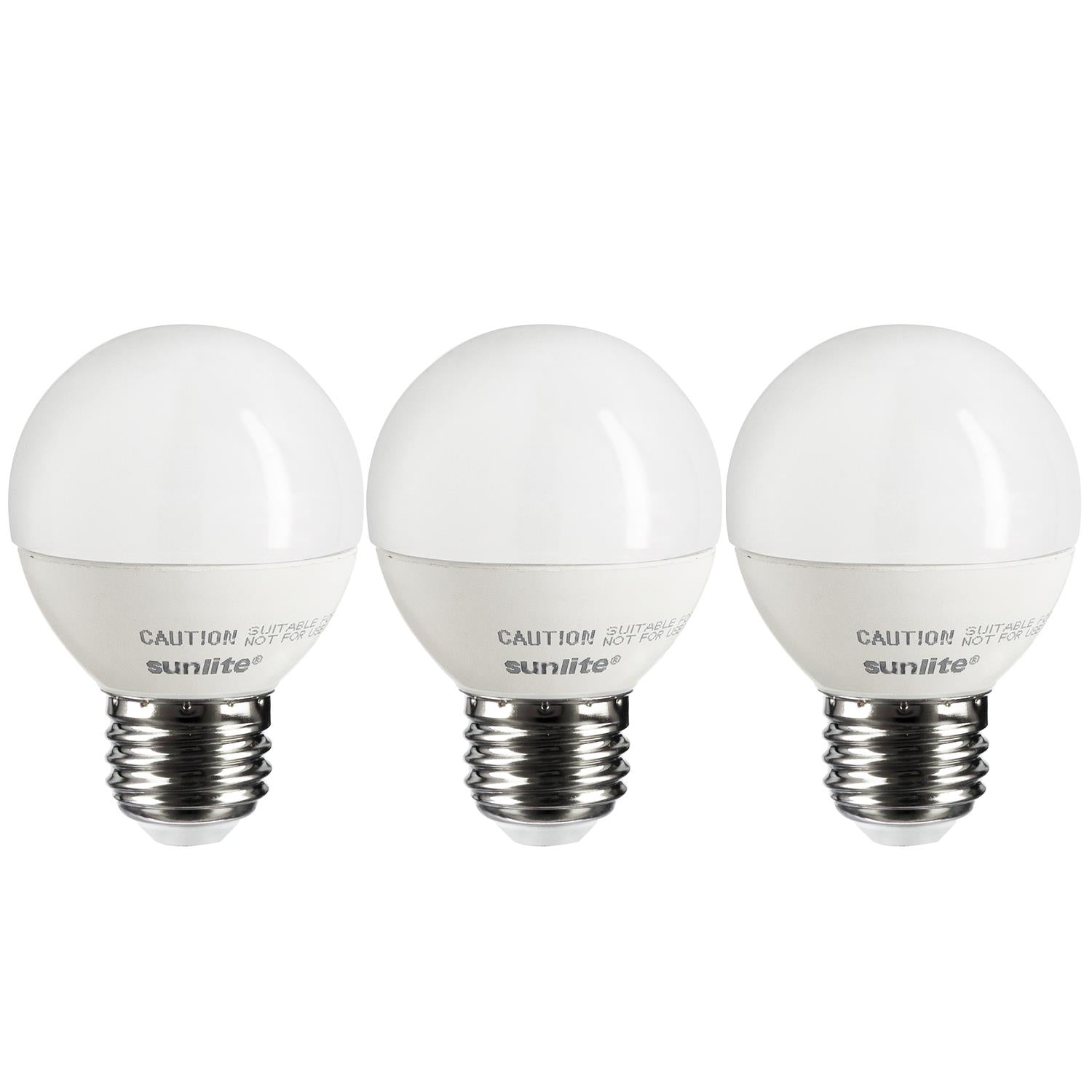 Sunlite LED G16 Globe 7W (60W Equivalent) Light Bulb Medium (E26) Base, Warm White - Cheap-Us