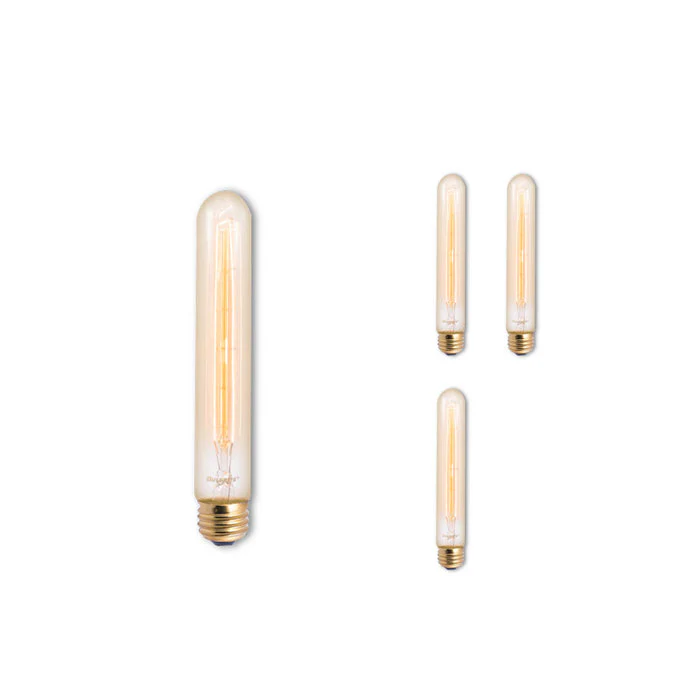 BULBRITE INCANDESCENT T9 MEDIUM SCREW (E26) 30W DIMMABLE NOSTALGIC LIGHT BULB 2200K/AMBER 4PK (133009) - Cheap-Us