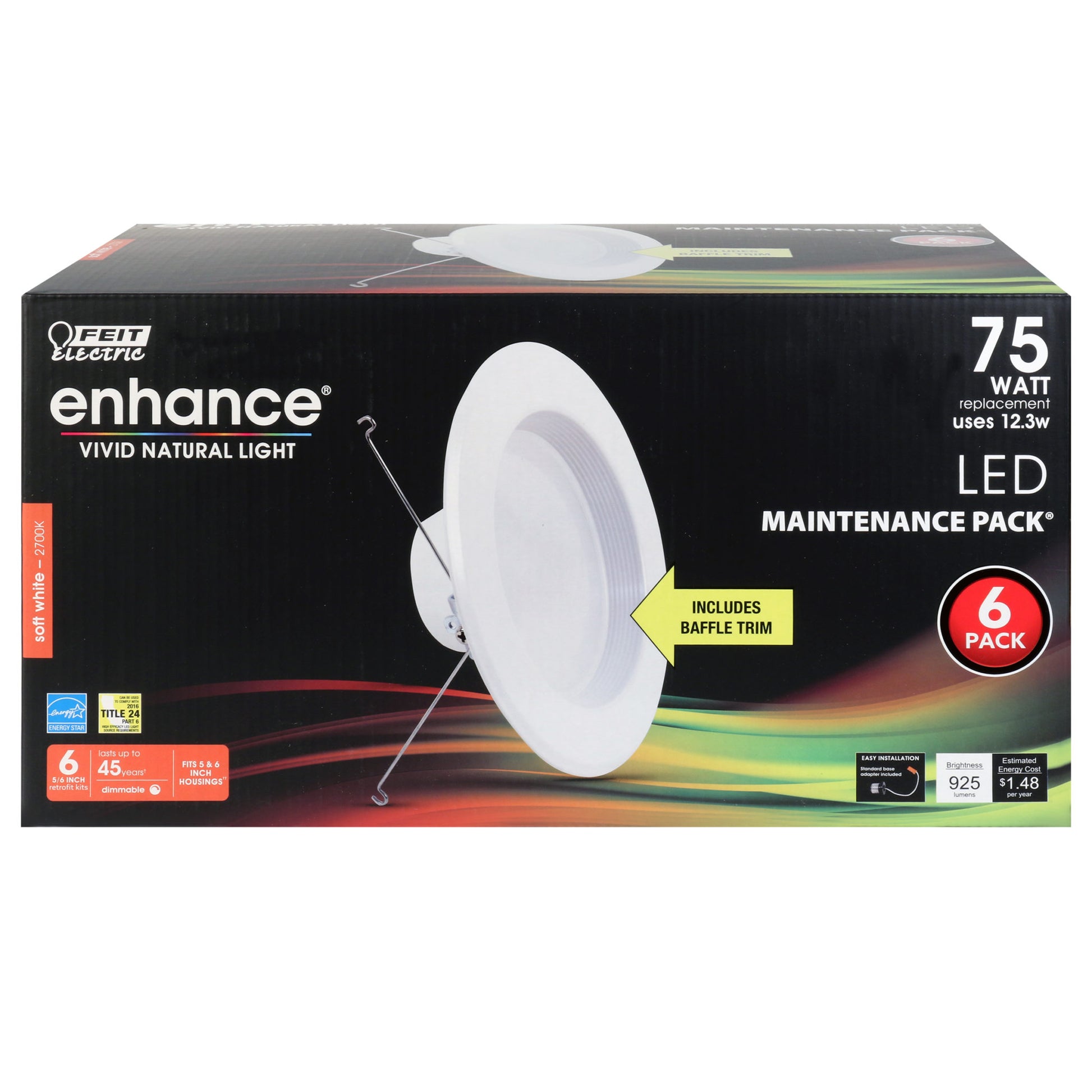 75-Watt Equivalent Soft White Dimmable Recessed Downlight - Cheap-Us
