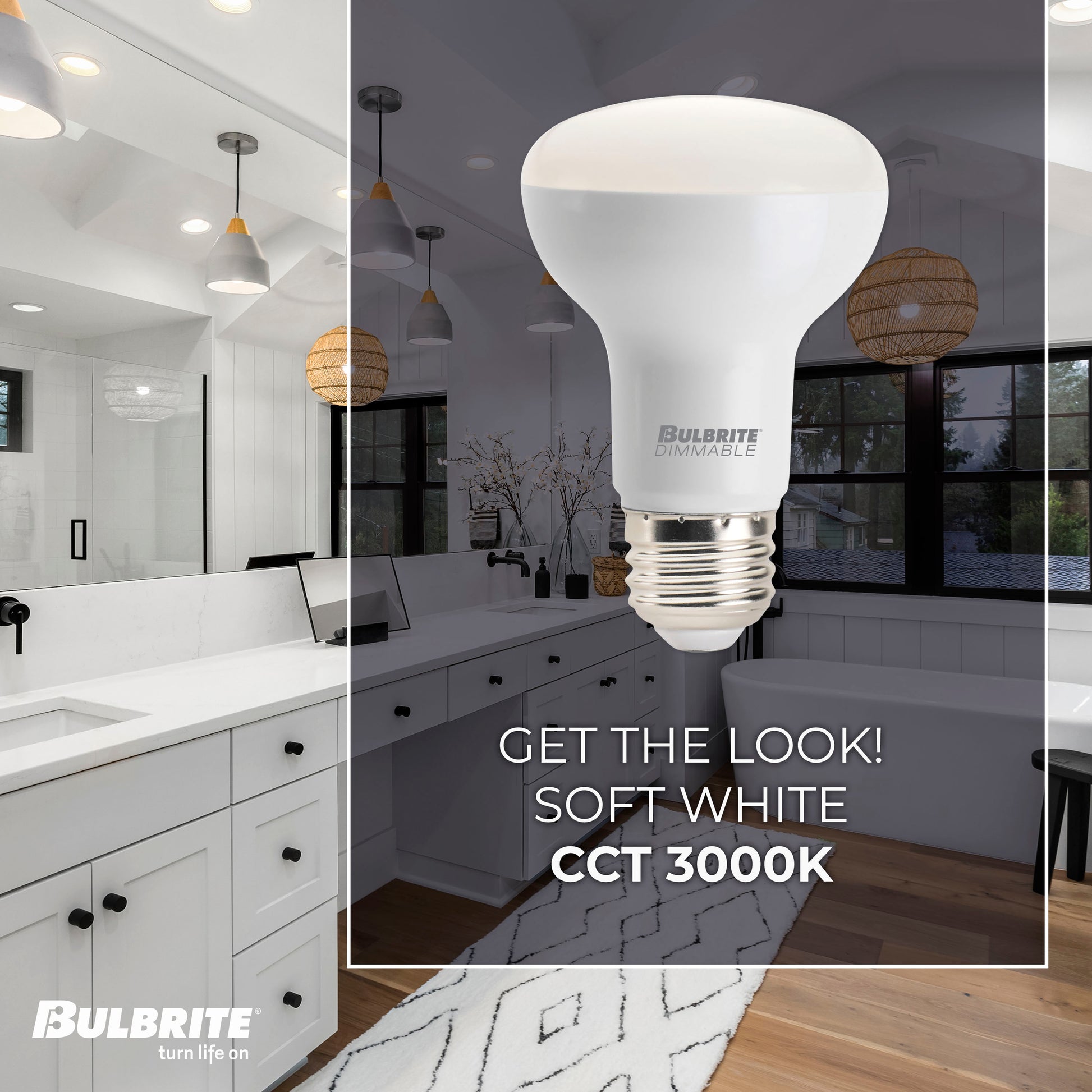 BULBRITE 7.5W LED R20 3000K E26 120V-4PK - Cheap-Us