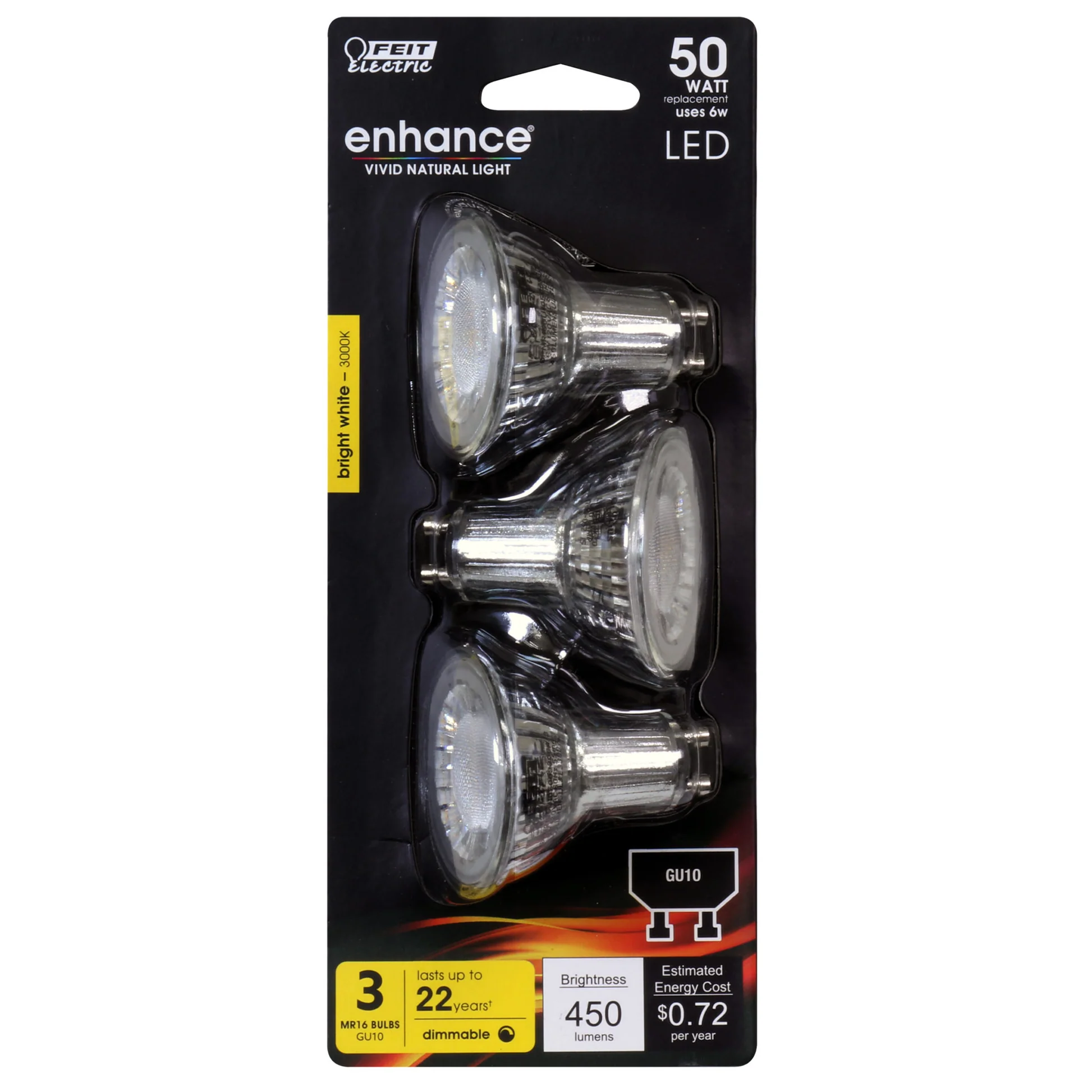 450 Lumen 3000K Dimmable LED - Cheap-Us