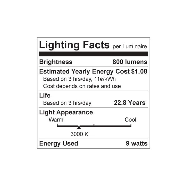 Luxrite LED A19 Light Bulb, E26 - Medium Base, 9W, 3000K - Soft White, 800 Lumens, 80 CRI, Frost Finish, Dimmable, Pack of 4 (LR21426) - Cheap-Us