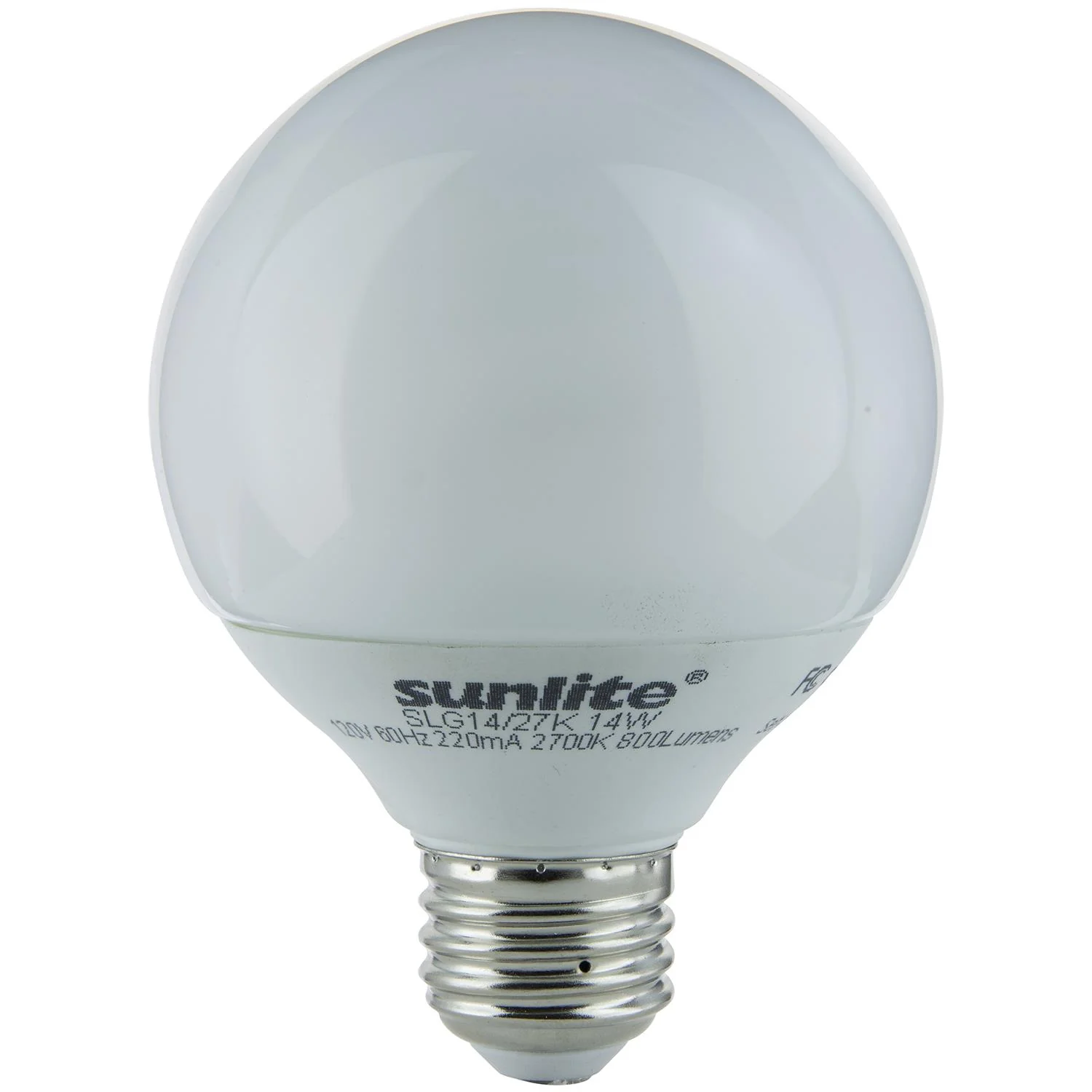 Sunlite 14 Watt Globe, Medium Base, Warm White - Cheap-Us
