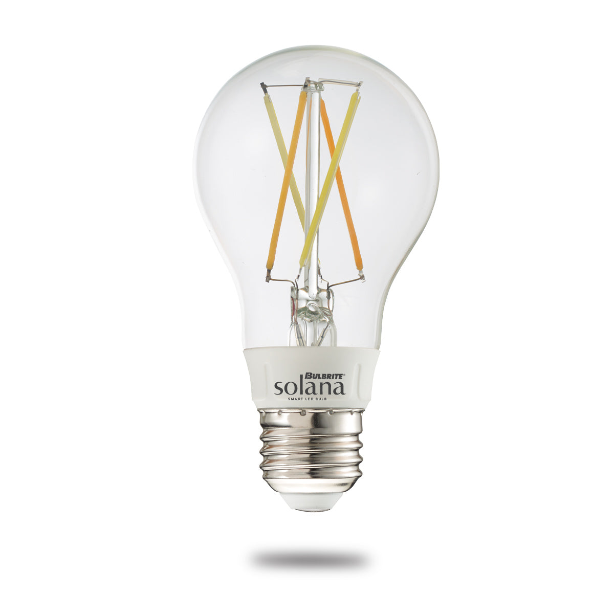 Bulbrite Solana A19 WiFi Connected Edison Filament LED Smart Light Bulb, Single-A19, Clear - Cheap-Us
