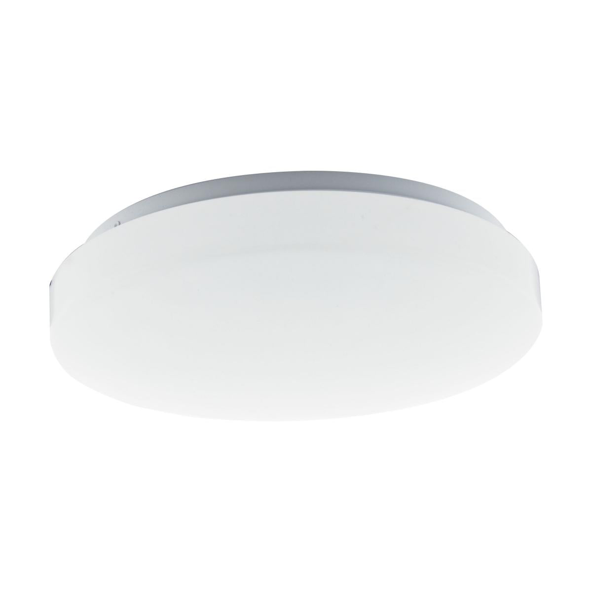 Satco Nuvo LED 11/14/19-inch Acrylic Round/Square Flush Mount Fixture White Finish. Adjustable Color W/ Sensor. CCT Selectable - Cheap-Us